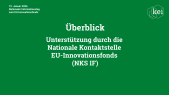 thumbnail of medium Unterstützungsangebot der NKS IF - Nationaler Informationstag zum EU-Innovationsfonds am 19.01.2026